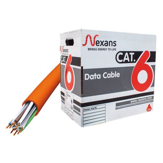 Nexans 305mt Halojen Free Bakır Cat6 Kablo nexans-305mt-halojen-free-bakir-cat6-kablo